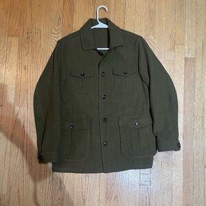 Spier and Mackay Safari Jacket Size 42 in Olive Flannel